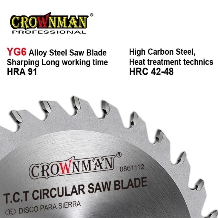 7-1/4" 40T PROFESSIONAL T.C.T SAW BLADE FOR WOOD CUTTING