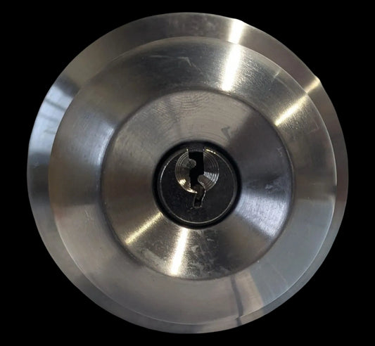 CYLINDRICAL KNOB SET ENTRANCE TYPE SATIN NICKEL