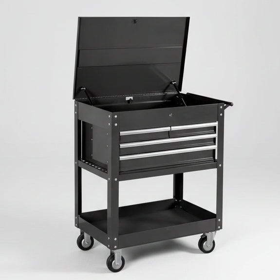 METAL TOOL CART 32X17X32IN