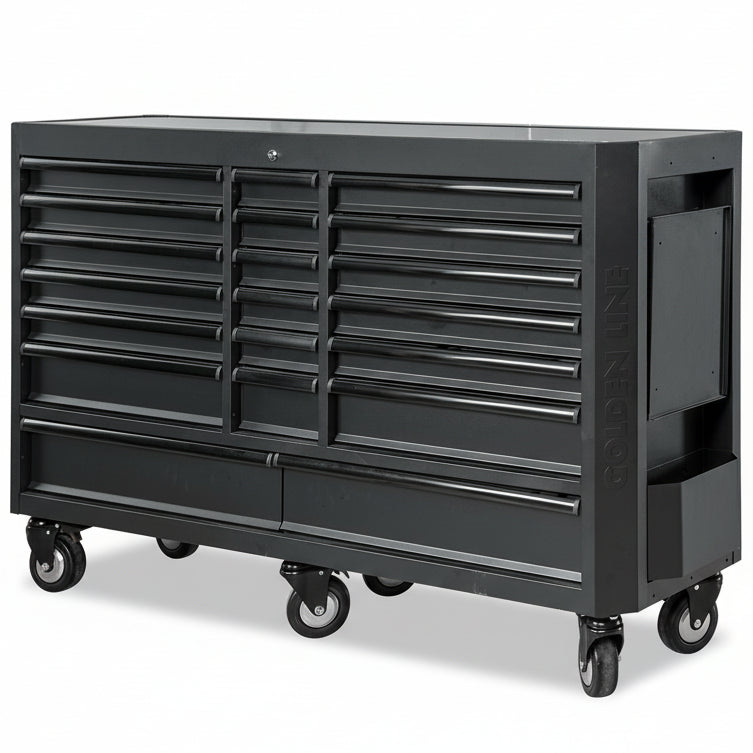 TOOL CABINET WORKBENCH WITH DRAWERS 66X17X33IN