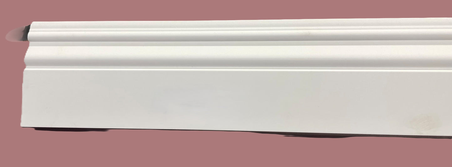 MDF BASEBOARD 9/16"X3-13/16"X12'