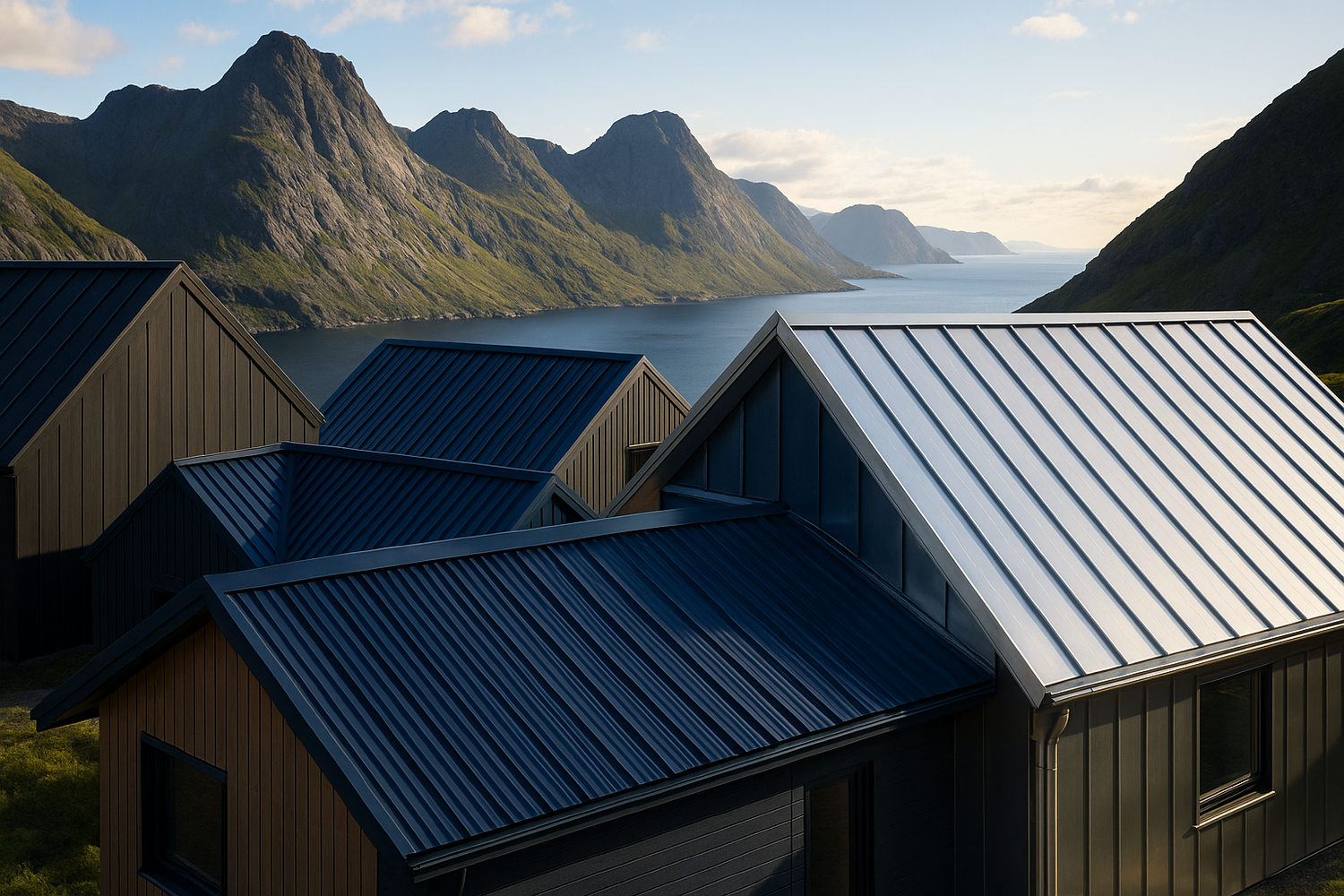 METAL ROOFING IN THE MOUNTAINS NEAR OCEAN