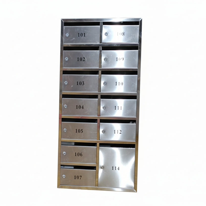 STAINLESS MAILBOX 13DOOR