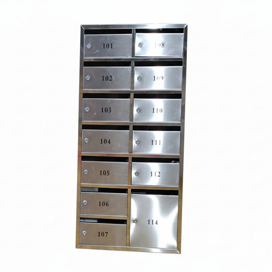 STAINLESS MAILBOX 13DOOR