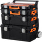 PORTABLE TOOL BOX TROLLEY 22X18X28IN 4PC SET