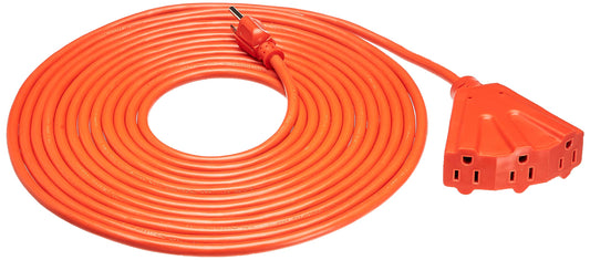 HEAVY DUTY EXTENSION CORD 25FT X 3OUTLET 16/3 AWG