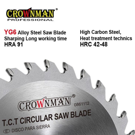 7-1/4" 40T PROFESSIONAL T.C.T SAW BLADE FOR WOOD CUTTING