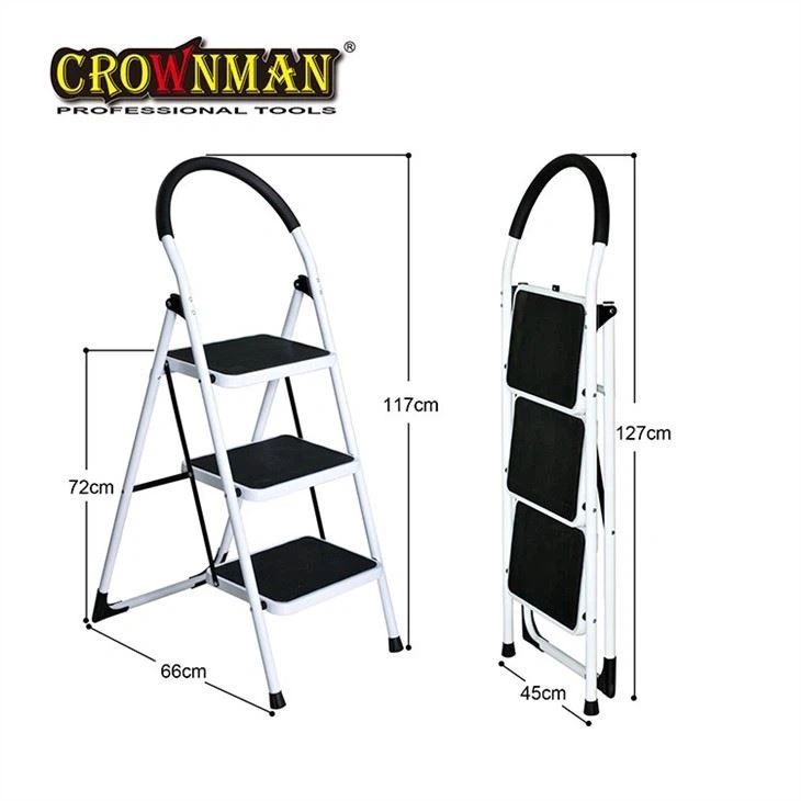 HOUSEHOLD IRON LADDERS 3 STEPS