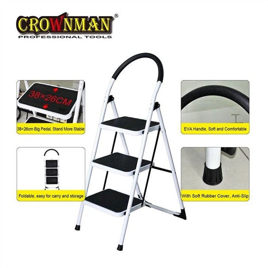 HOUSEHOLD IRON LADDERS 3 STEPS