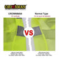 LARGE: HIGH-GLOSS REFLECTIVE SAFETY VEST WITH CE CERTIFICATE YELLOW