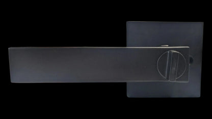 DOOR LEVERSET PRIVACY TYPE ALUM MATT BLACK
