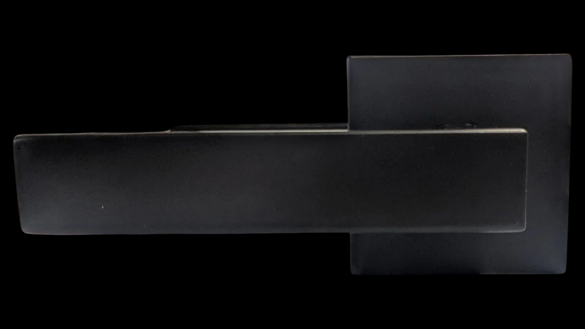 DOOR LEVERSET PASSAGE TYPE ALUM MATT BLACK