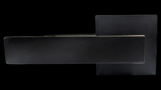 DOOR LEVERSET PASSAGE TYPE ALUM MATT BLACK