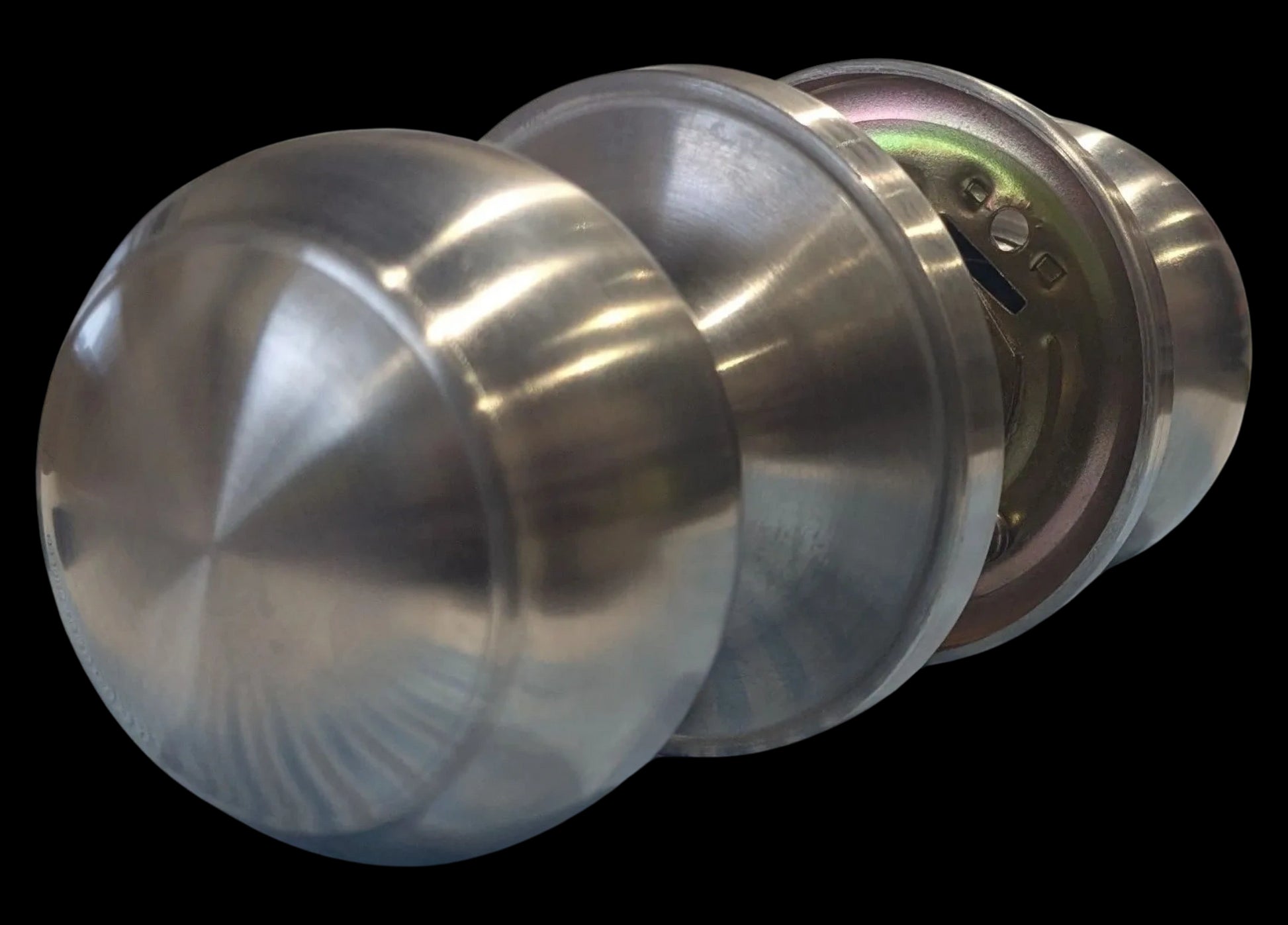 DOOR KNOB PASSAGE TYPE SATIN NICKEL