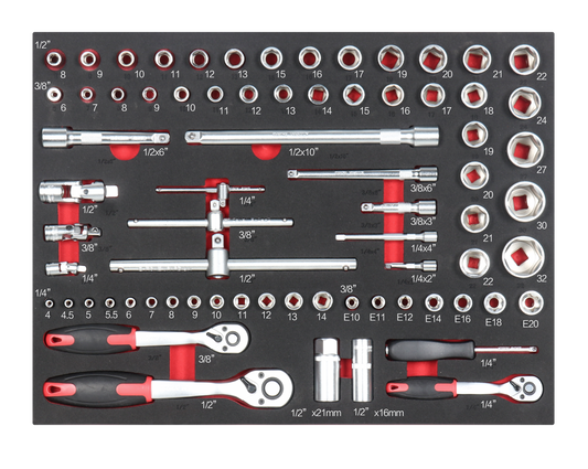 CAR REPAIR HAND TOOL SET 72PC