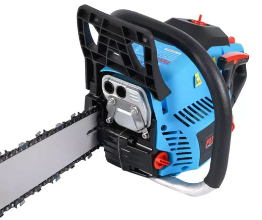 GASOLINE CHAIN SAW, 62CC, 24"