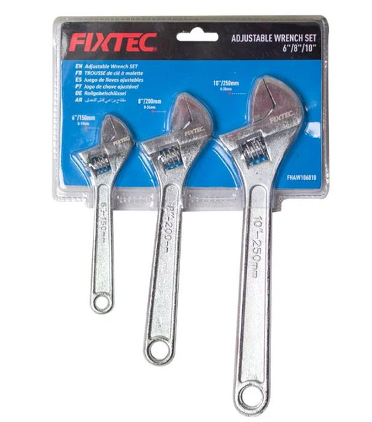 3PCS ADJUSTABLE WRENCH SET