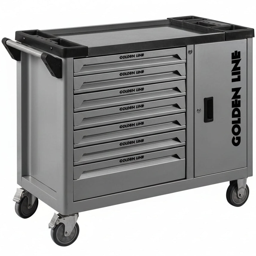 ROLLER CABINET WITH WORKING TOP 40X18X28IN