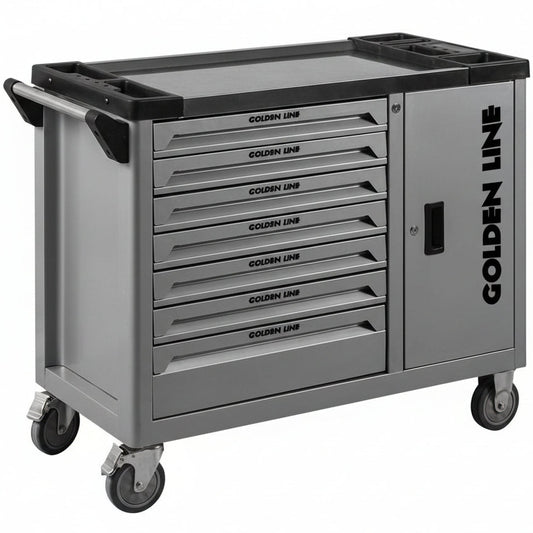 ROLLER CABINET WITH WORKING TOP 40X18X28IN