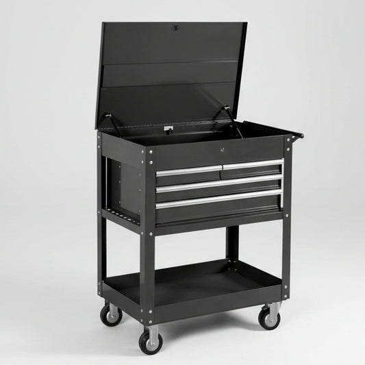 METAL TOOL CART 32X17X32IN