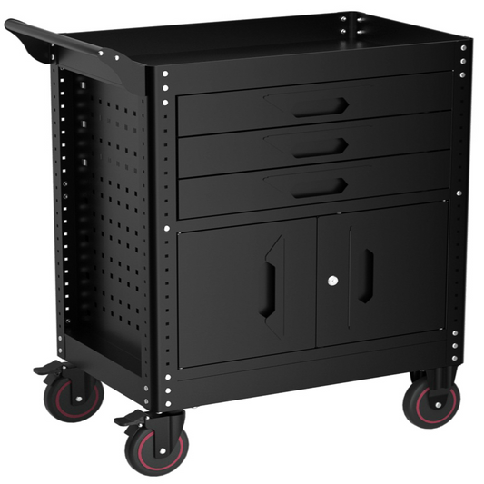 METAL TOOL CART 27X17X29IN