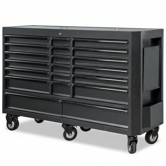 TOOL CABINET WORKBENCH WITH DRAWERS 66X17X33IN