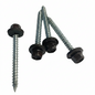 HEX SCREWS 10X2" WITH WASHER, TERRA BROWN