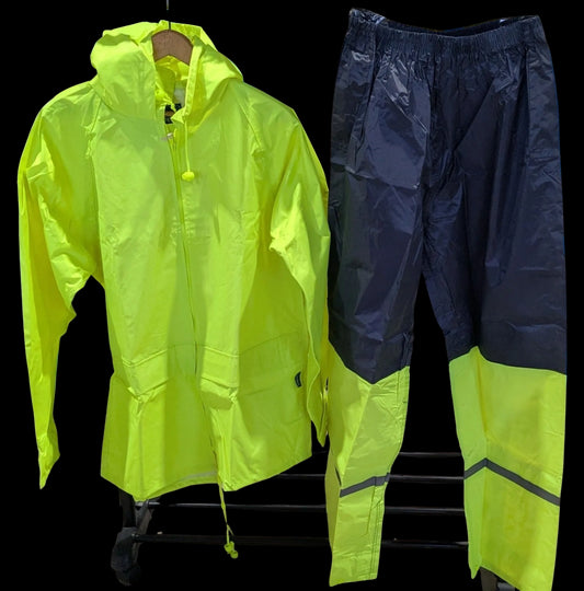 POLYESTER RAIN SUIT - GREEN SMALL