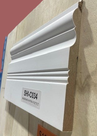 MDF BASEBOARD 9/16"X6-21/32"X12'