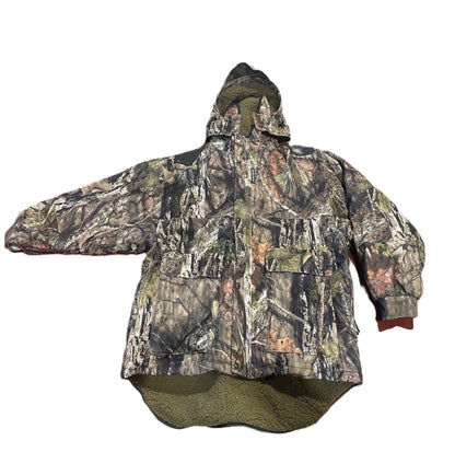 Camouflage jacket on a white background