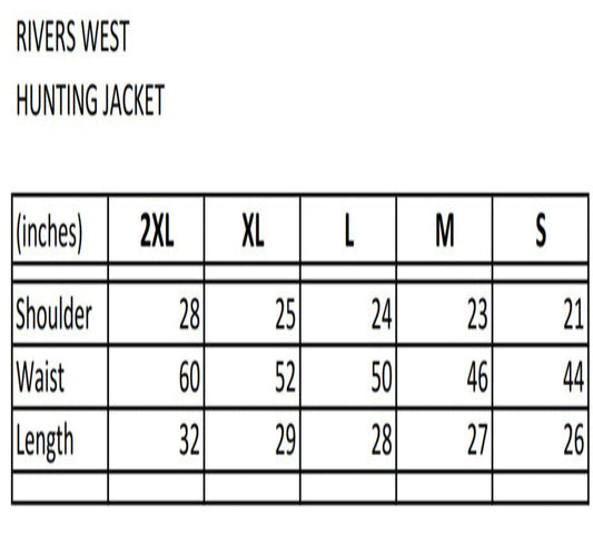 HUNTING JACKET - POLYESTER LARGE