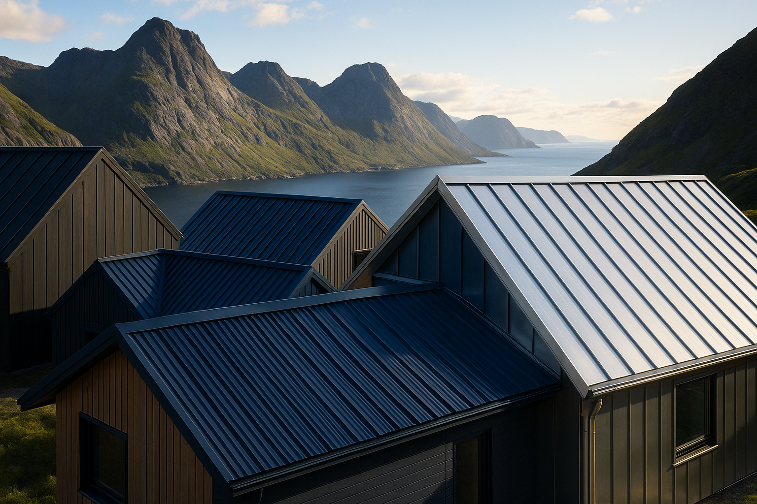 METAL ROOFING IN THE MOUNTAINS NEAR OCEAN