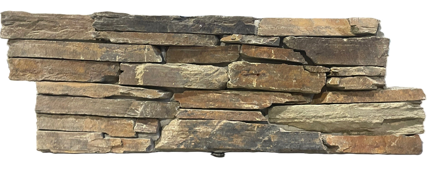 NATURAL LEDGE STONE PANEL -RUSTY SLATE